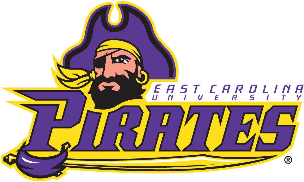 East Carolina Pirates 1999-2003 Primary Logo vinyl decal